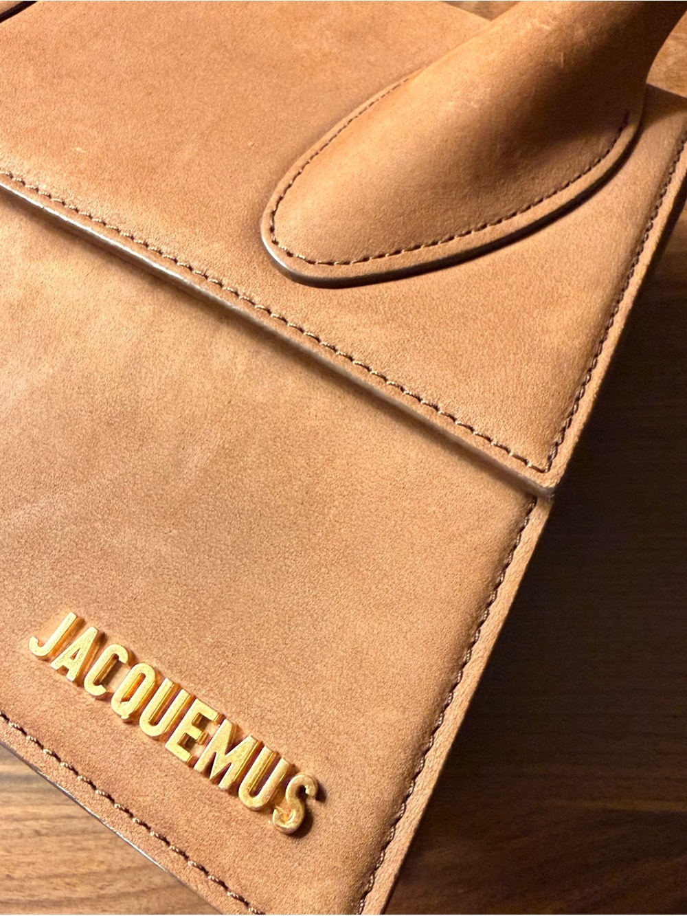Jacquemus | Brown Le Papier “Le Grand Chiquito” Bag - Picture 7 of 10